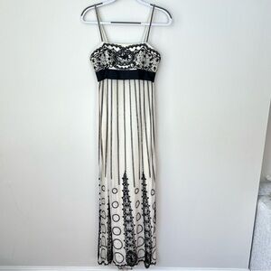 Zanotti Couture Italian Silk Beaded Gown